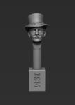 1:35 German Head - Prussian Driver with Top Hat 