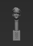 1:35 German Head - Field Cap M08 slanted to left 