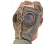 Single German Gas Mask with Head